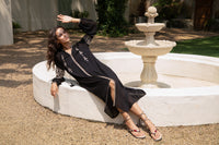 ISABELLA EMBROIDERED LONG DRESS