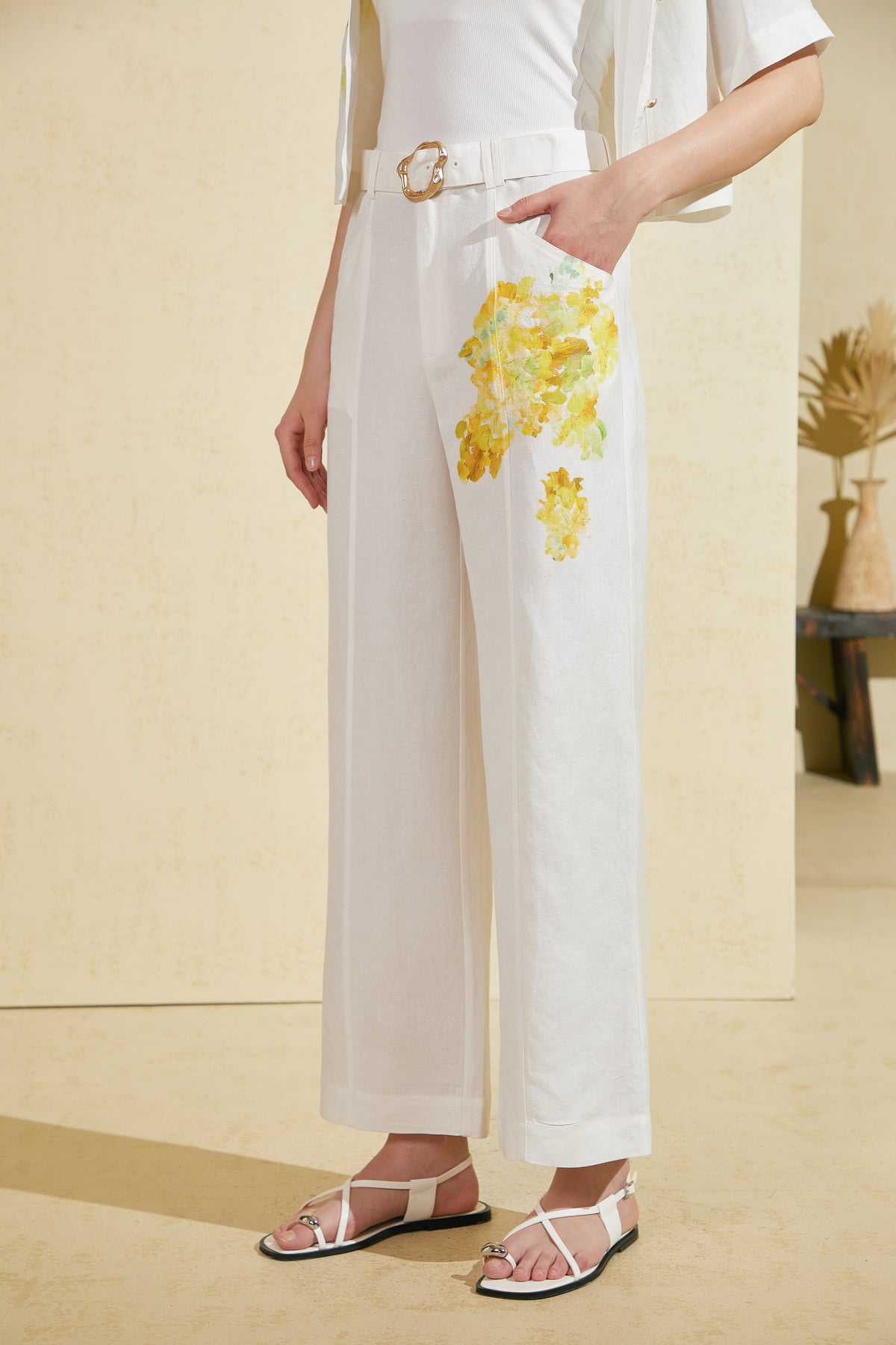 MIRABELLE PRINTED PANTS