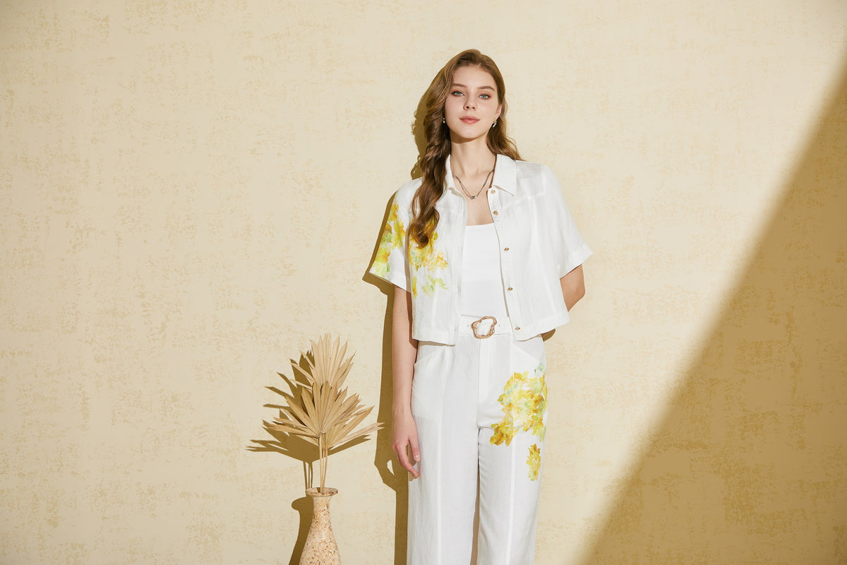 MIRABELLE PRINTED PANTS
