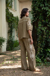 MEADOW  EMBROIDERED PANTS