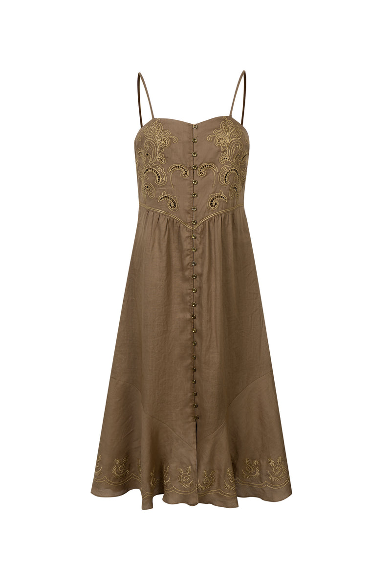 LILY EMBROIDERED DRESS
