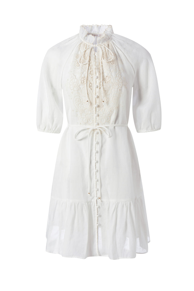 GENEVIEVE EMBROIDERED DRESS