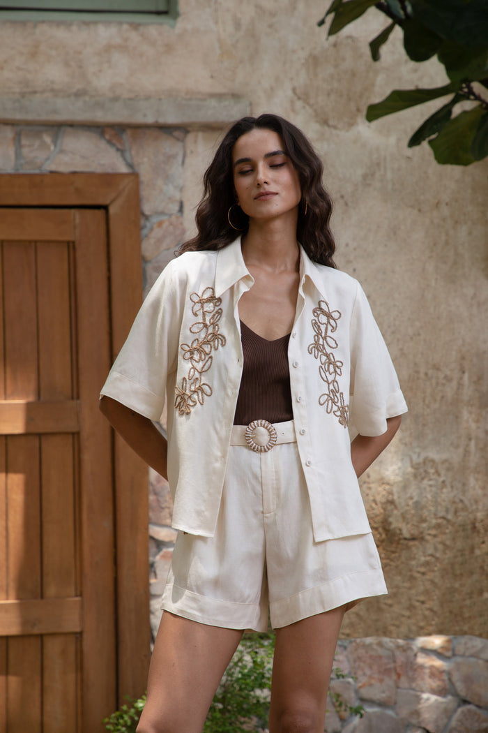 AUTUMN EMBROIDERED SHIRT