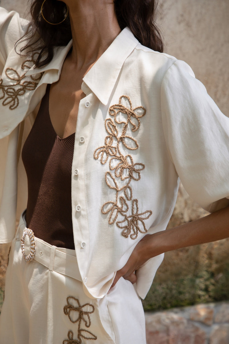 AUTUMN EMBROIDERED SHIRT