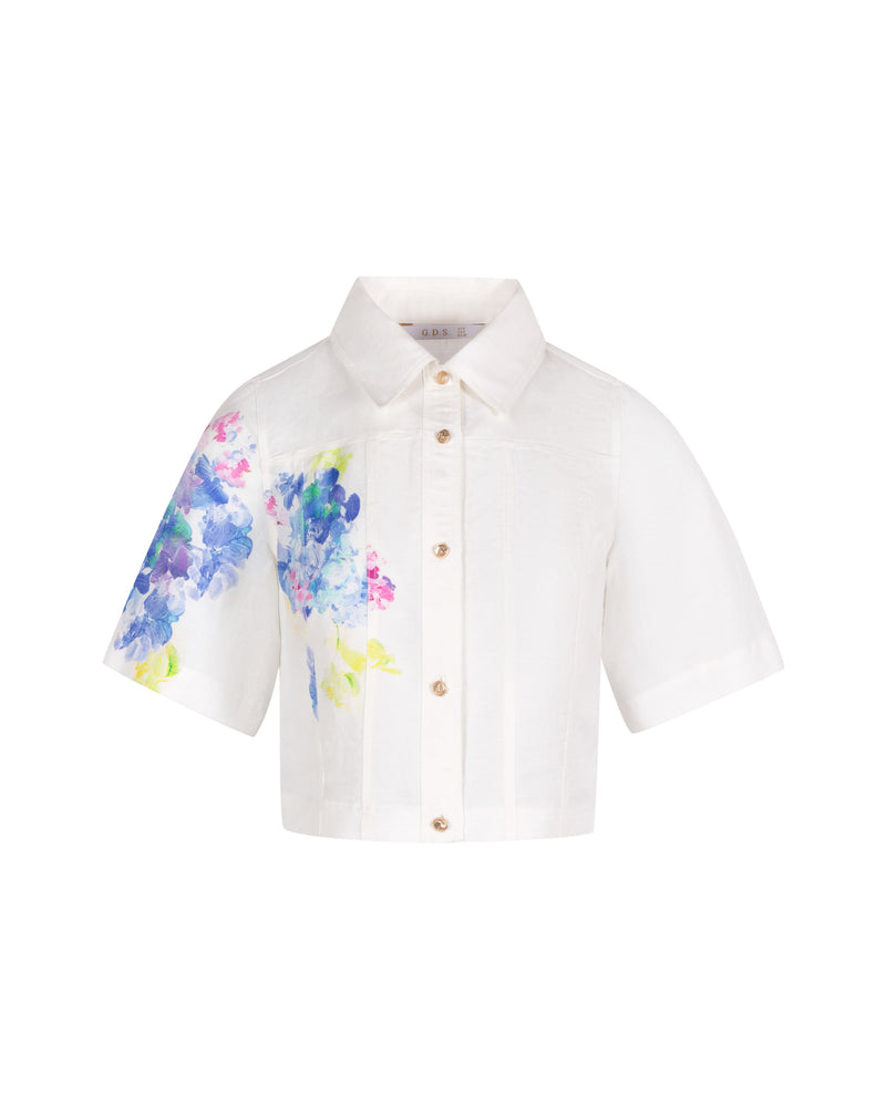 MIRABELLE PRINTED TOP