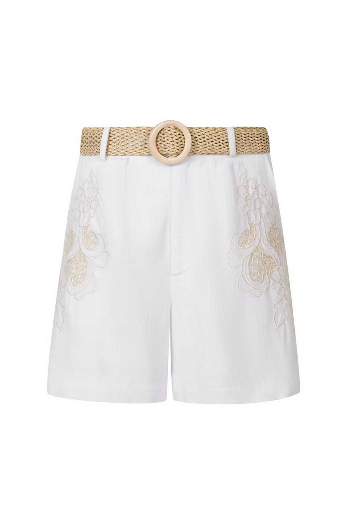GENEVIEVE EMBROIDERED SHORTS