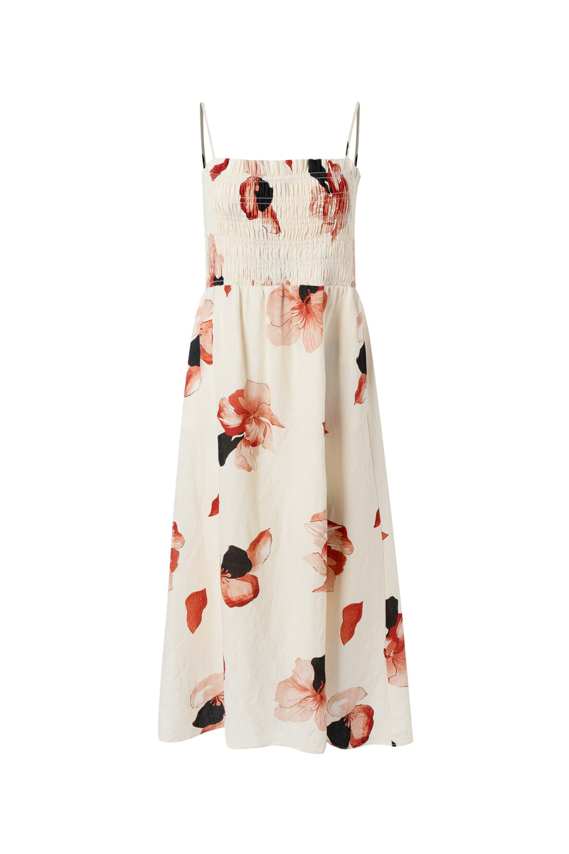 BENJAMIN PRINTED SLIP DRESS