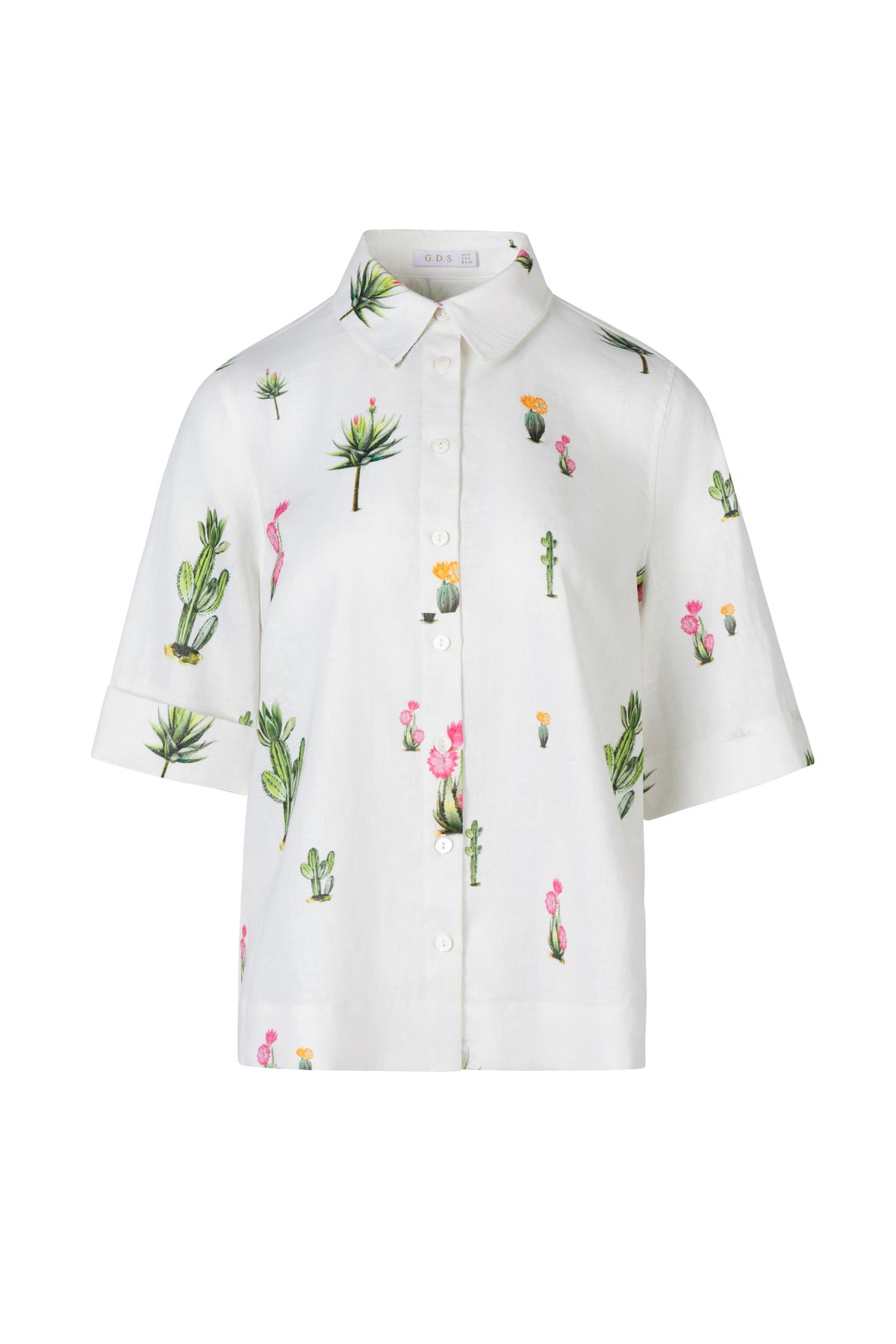 OLIVIA CACTUS PRINT SHIRT