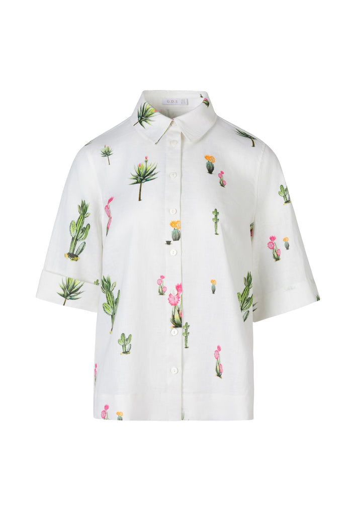 OLIVIA CACTUS PRINT SHIRT