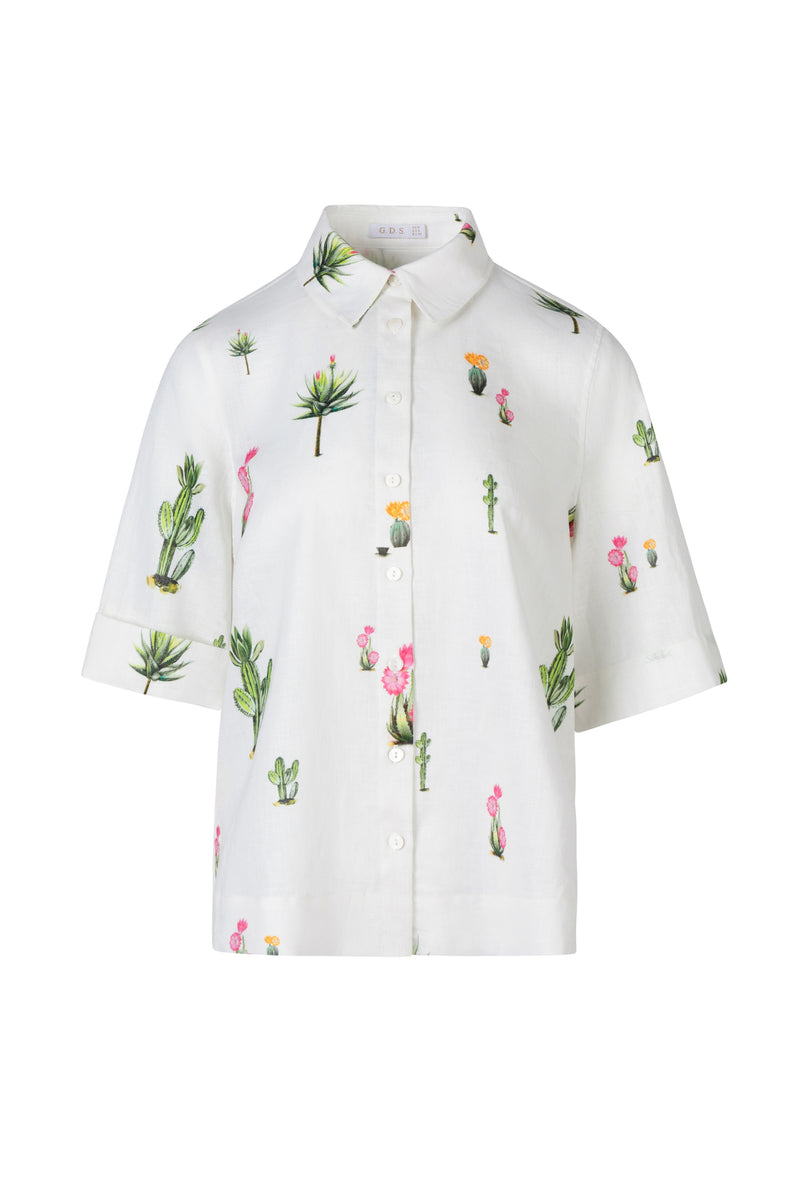 OLIVIA CACTUS PRINT SHIRT