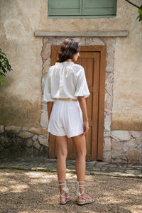 GENEVIEVE EMBROIDERED BLOUSE