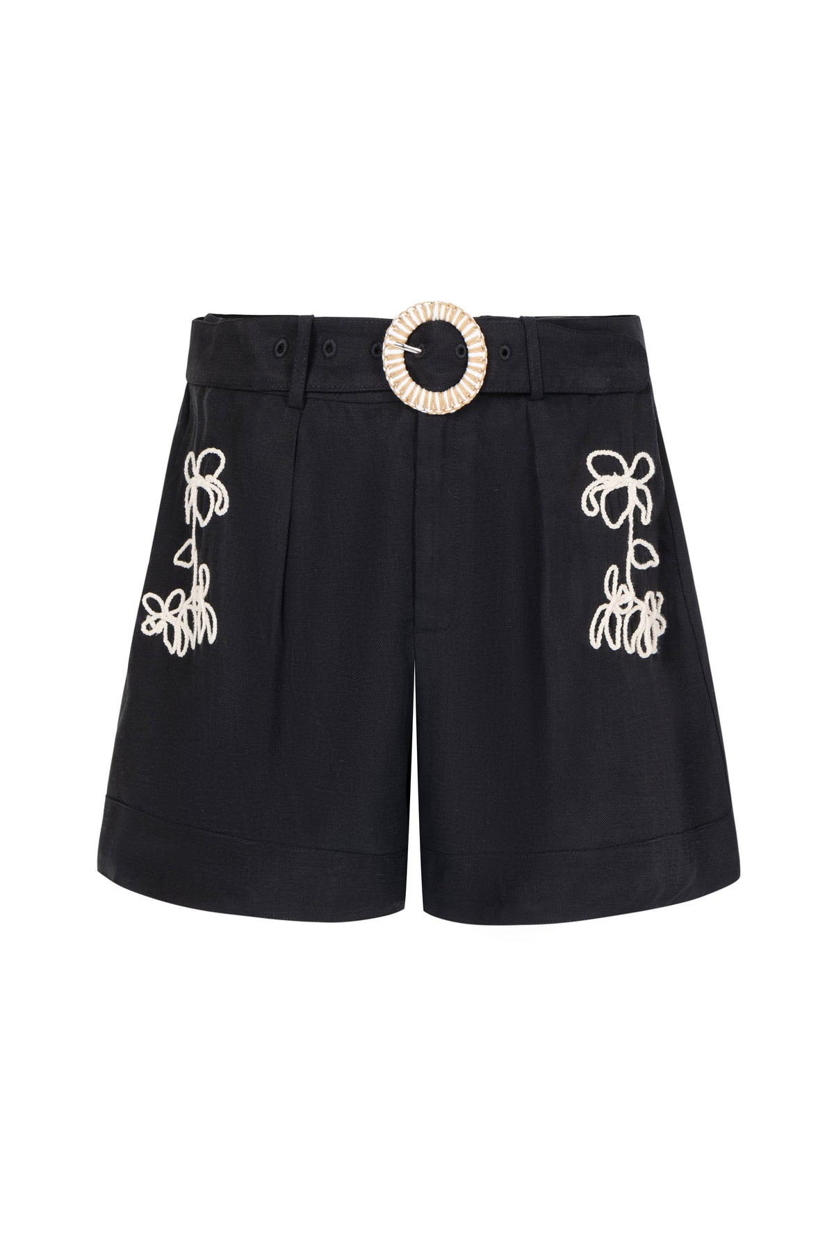 AUTUMN EMBROIDERED SHORTS
