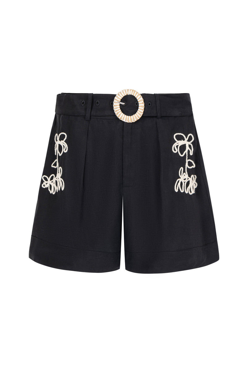 AUTUMN EMBROIDERED SHORTS