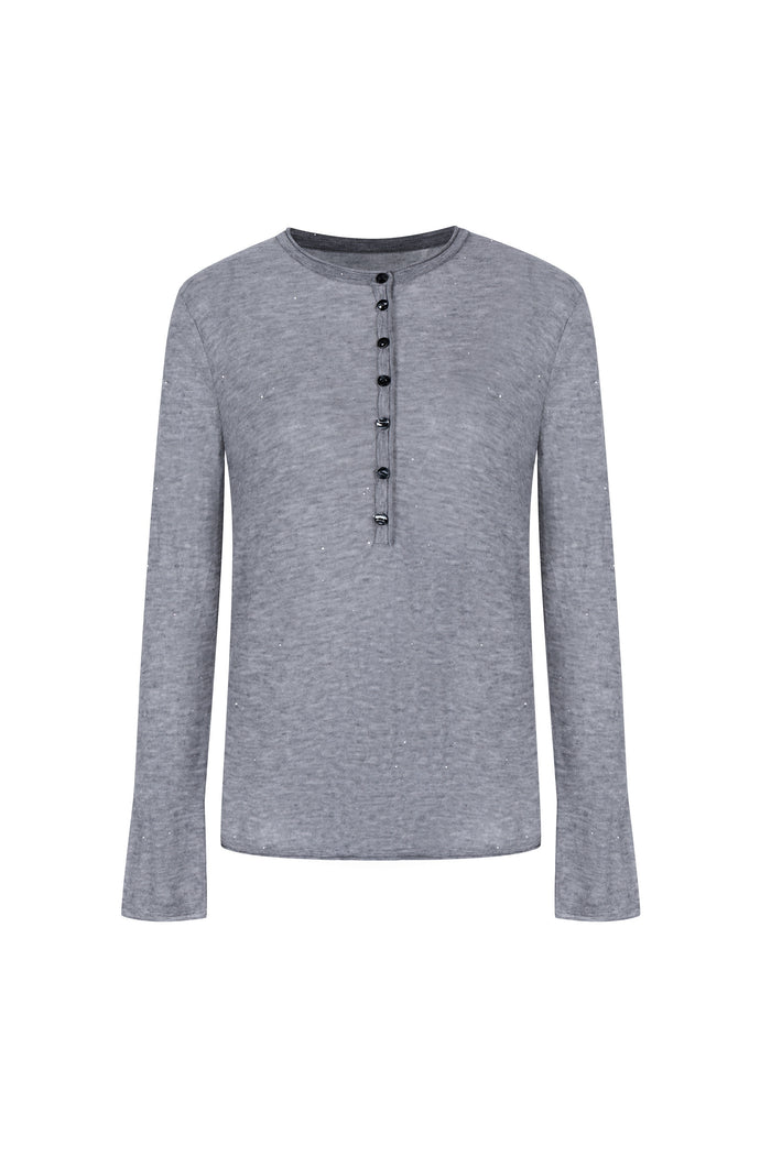 SLOANE LUREX WOOL SWEATER