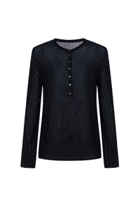 SLOANE LUREX WOOL SWEATER
