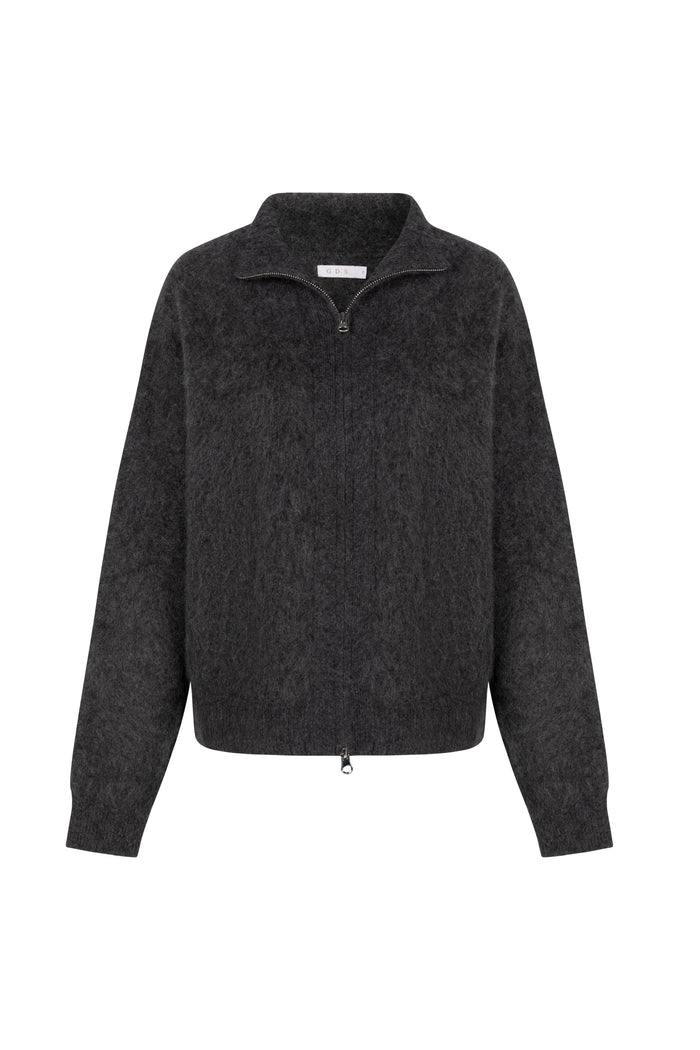 VALERIAN WOOL ZIP CARDIGAN