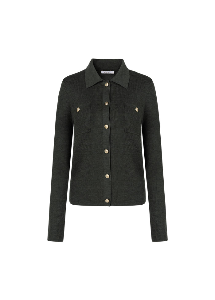 ERASMUS WOOL POLO SWEATER