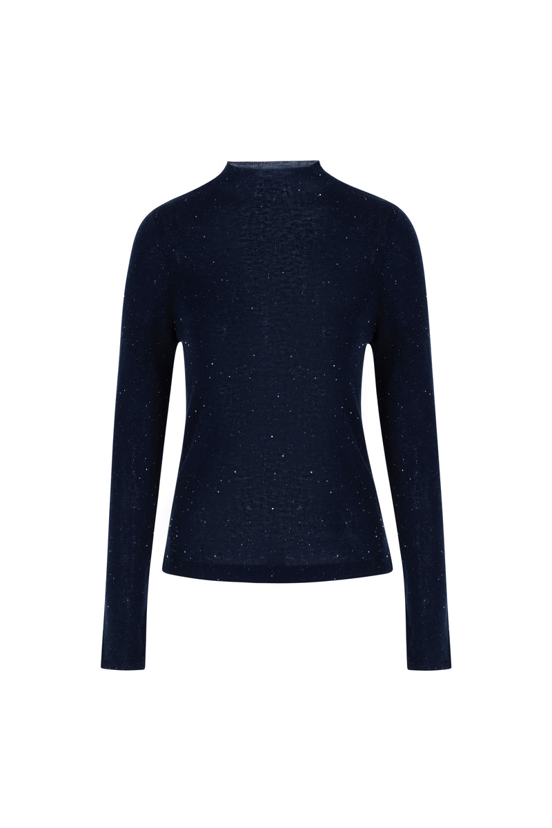 CAMILA LUREX WOOL SWEATER