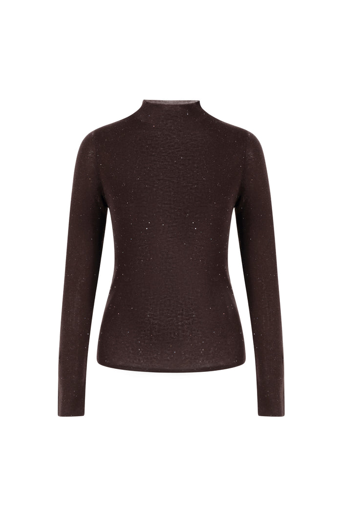 CAMILA LUREX WOOL SWEATER