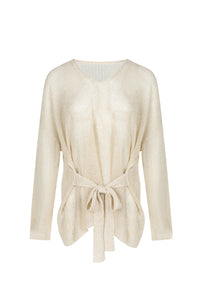 NAOMI TIE SWEATER
