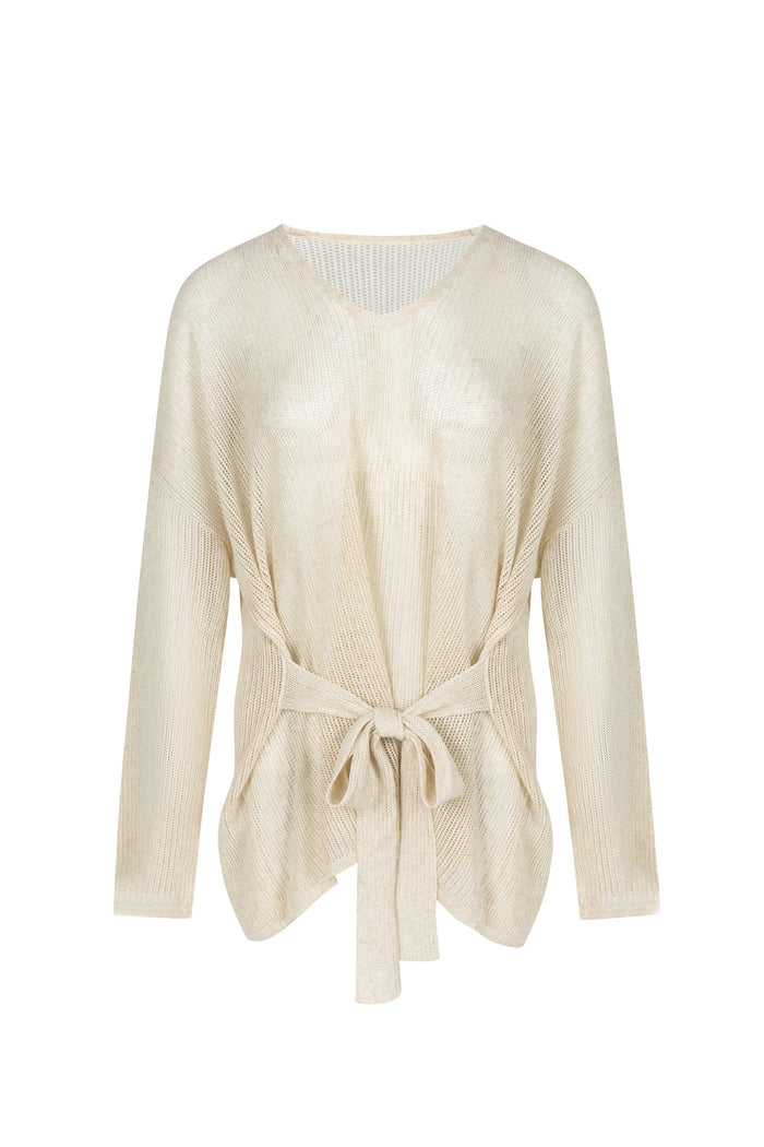 NAOMI TIE SWEATER
