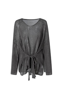 NAOMI TIE SWEATER