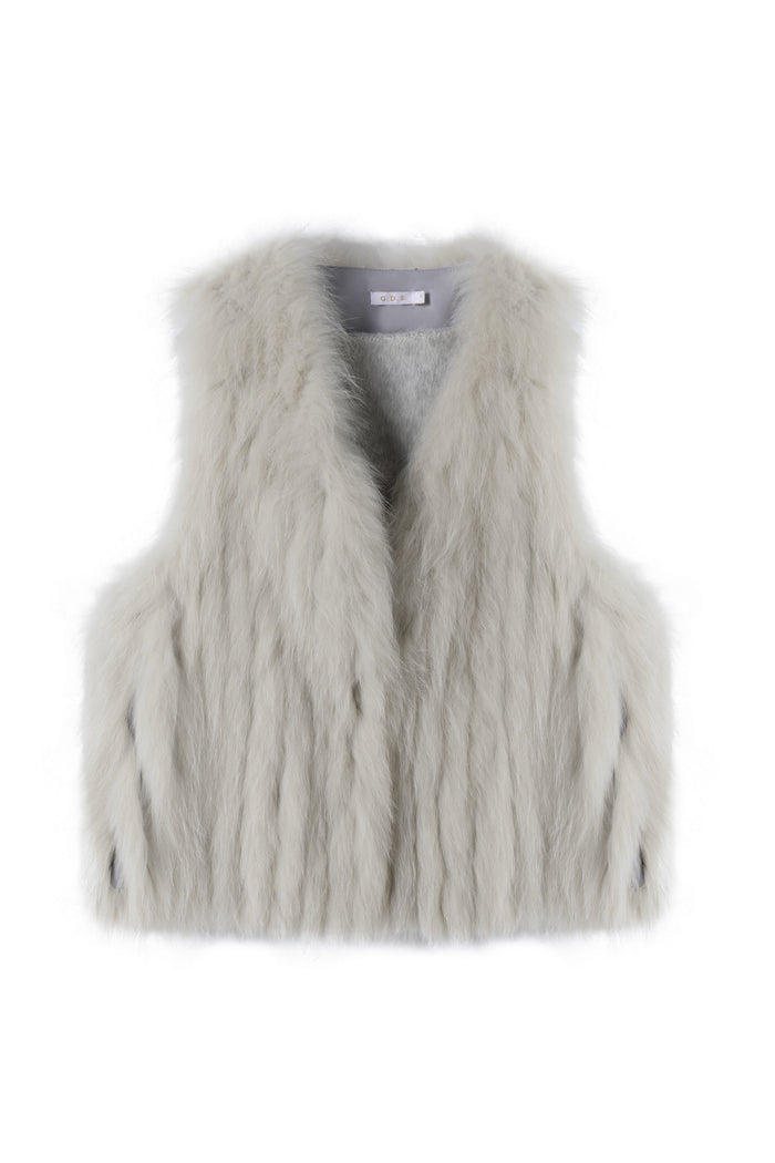 CASSIDY FOX FUR VEST