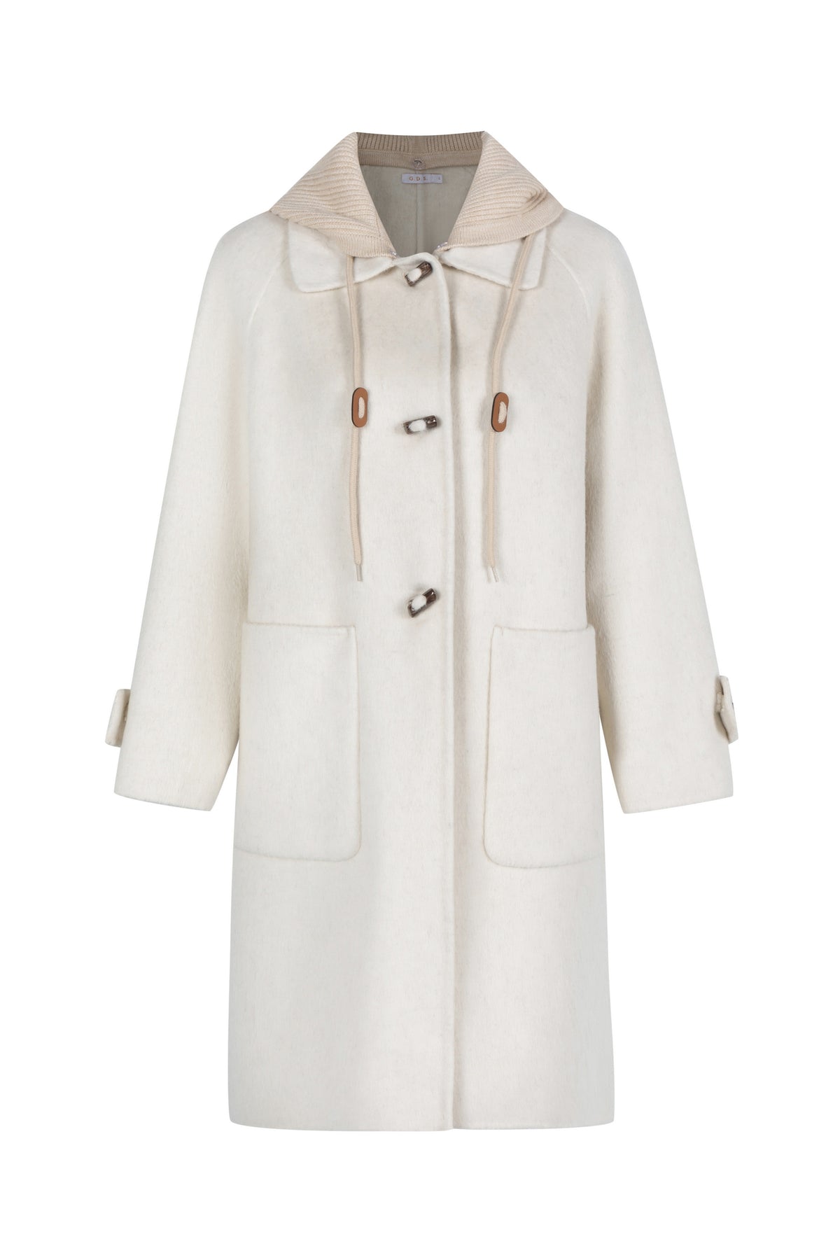 FIONA HOODED DUFFLE COAT