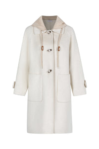 FIONA HOODED DUFFLE COAT