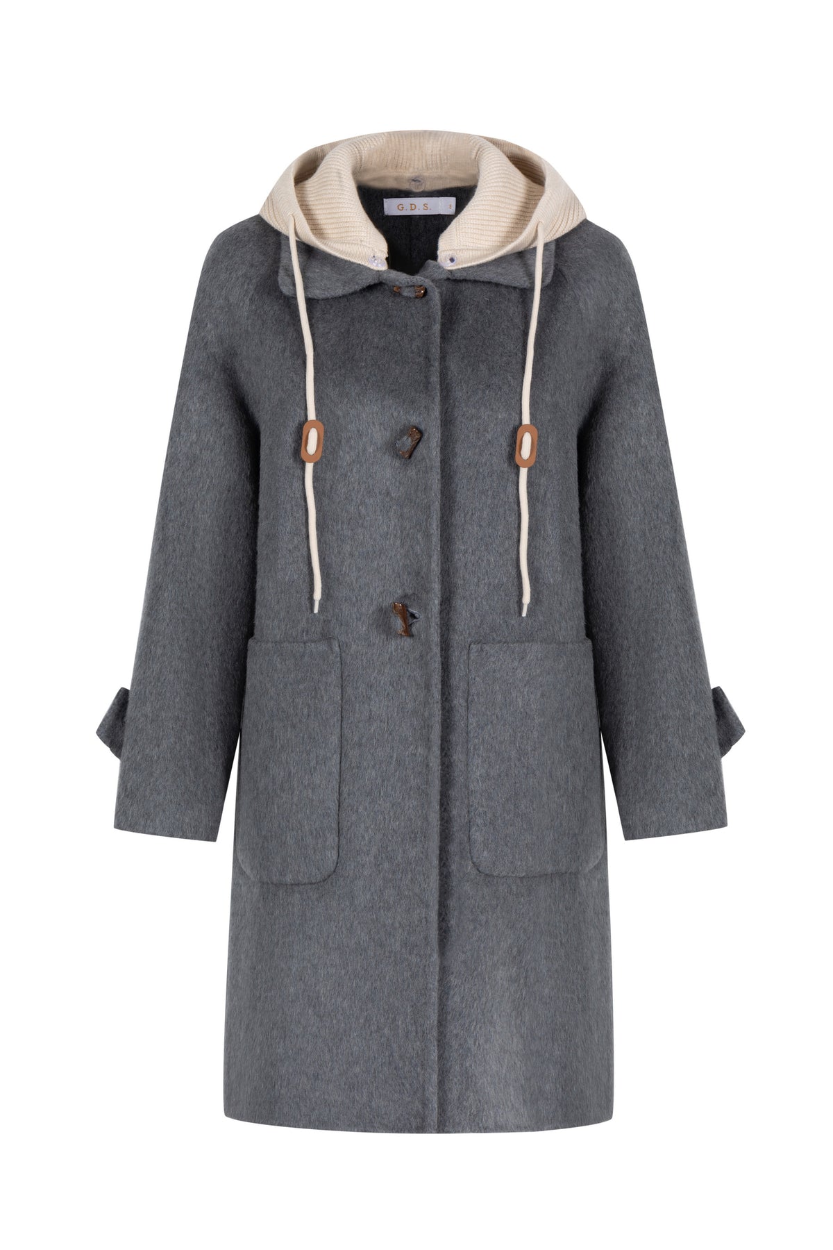 FIONA HOODED DUFFLE COAT