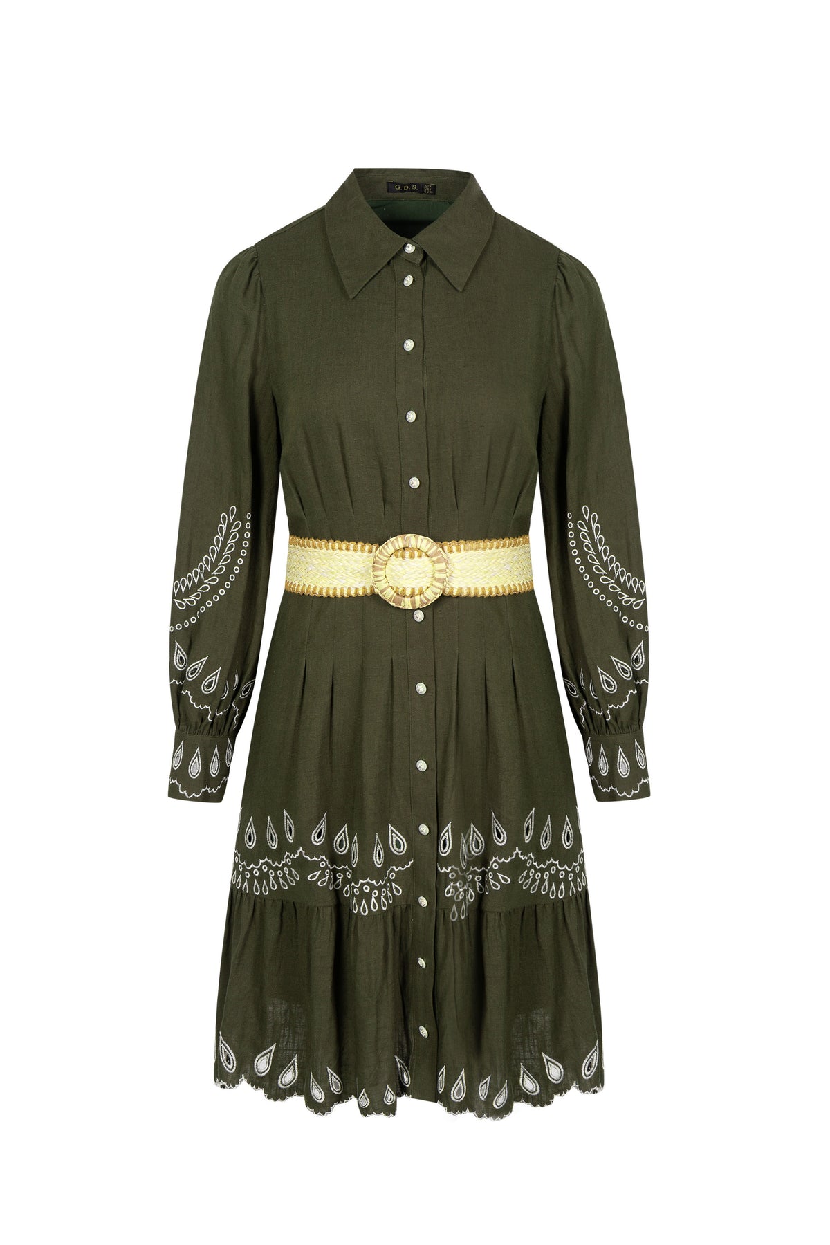 TANEYA EMBROIDERED SHORT DRESS