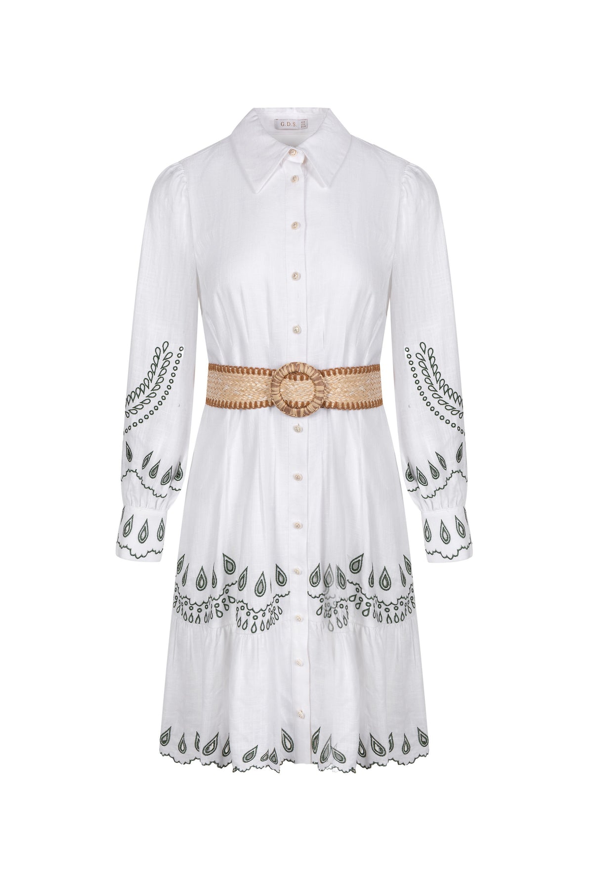 TANEYA EMBROIDERED SHORT DRESS
