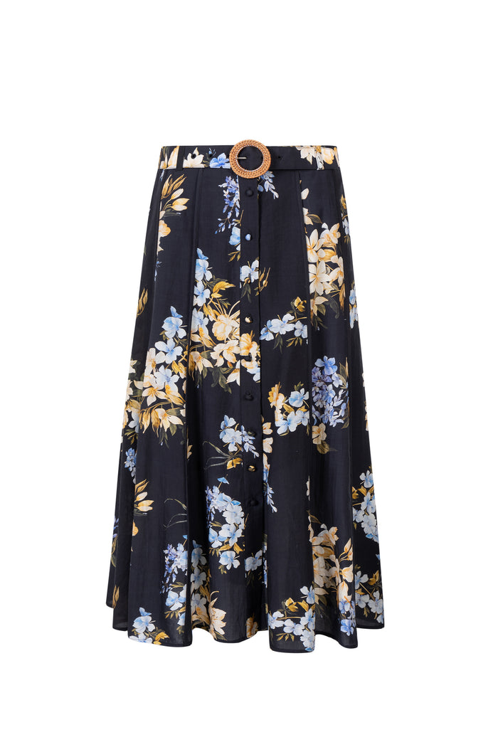 INES TENCEL SKIRT