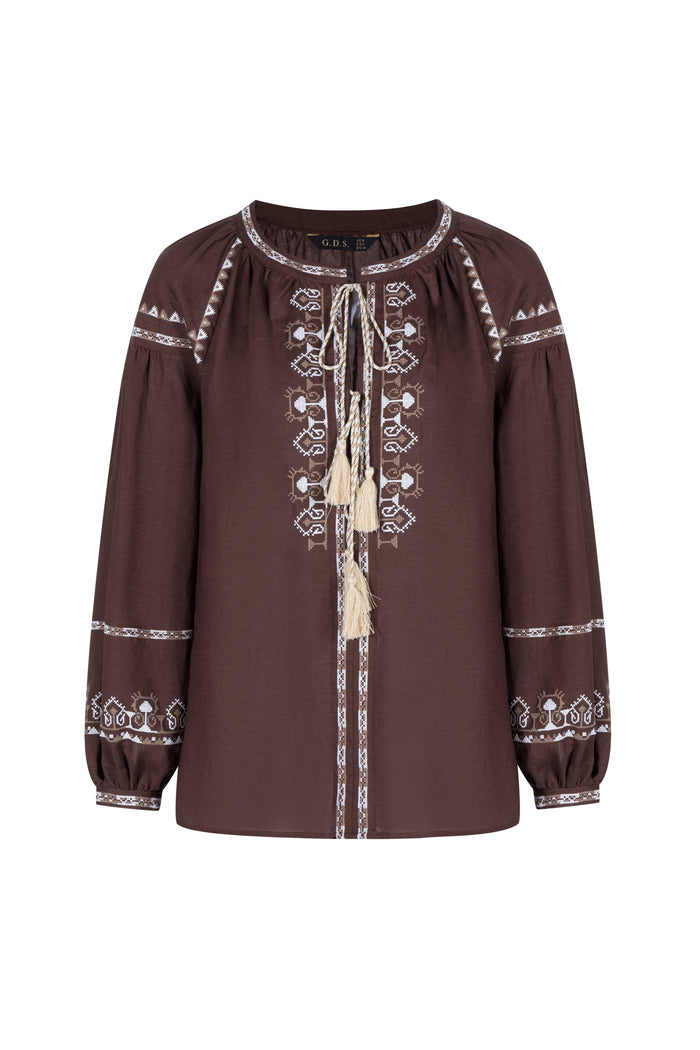 MAPLE EMBROIDERED BLOUSE