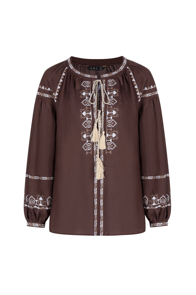 MAPLE EMBROIDERED BLOUSE