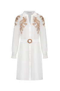 OCEANE EMBROIDERED DRESS
