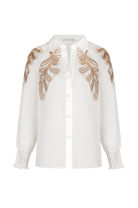 OCEANE EMBROIDERED SHIRT
