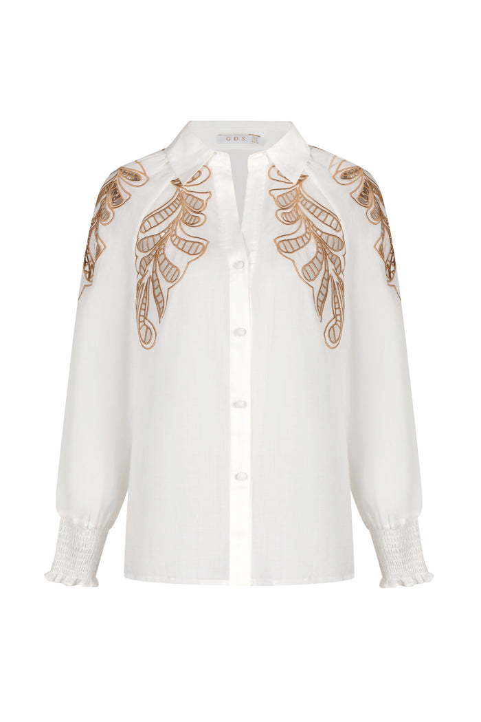 OCEANE EMBROIDERED SHIRT