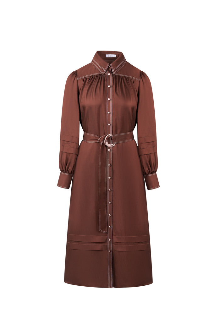 CELINE  LONG SLEEVES LONG DRESS