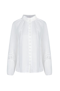 MEISSEN LINEN BLOUSE