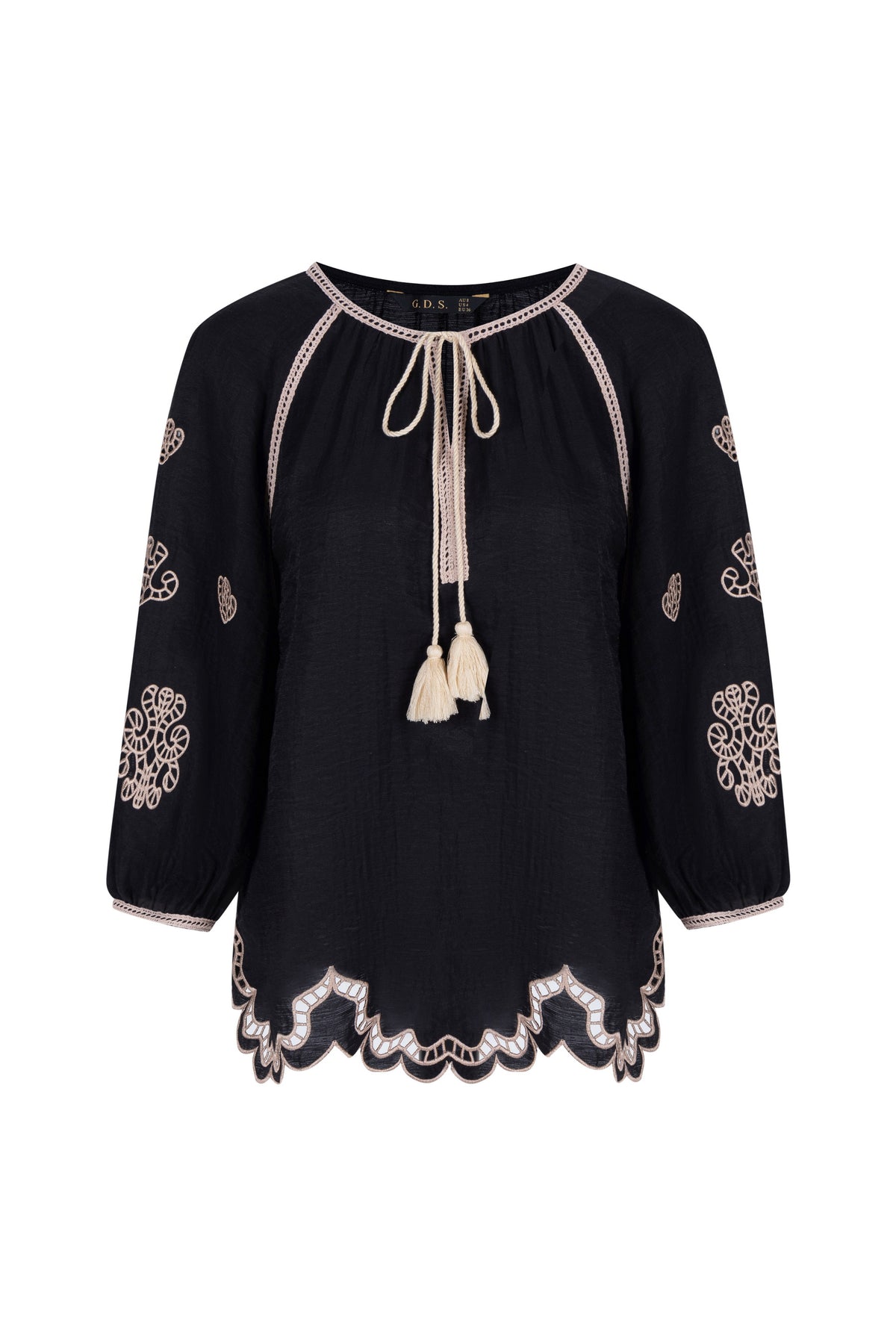 MARGUERITE EMBROIDERED BLOUSE