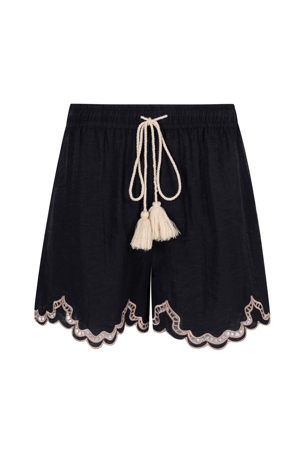 MARGUERITE EMBROIDERED SHORTS