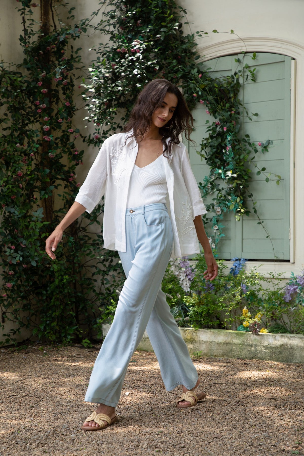 JOLIE EMBROIDERED SHIRT