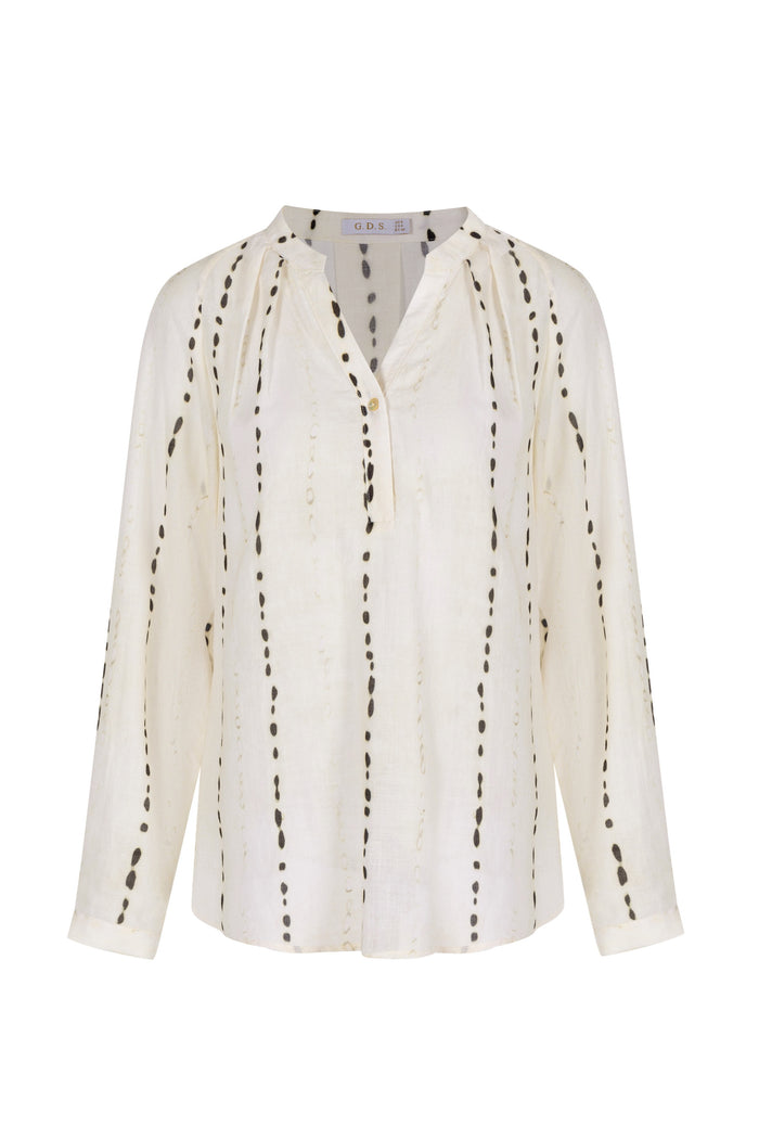 BLAIR TENCEL LINEN BLOUSE