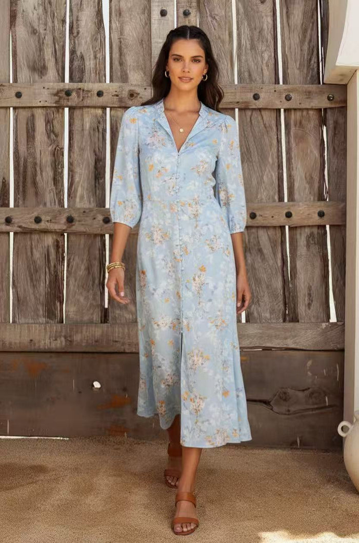 MAGNOLIA PRINTED DRESS