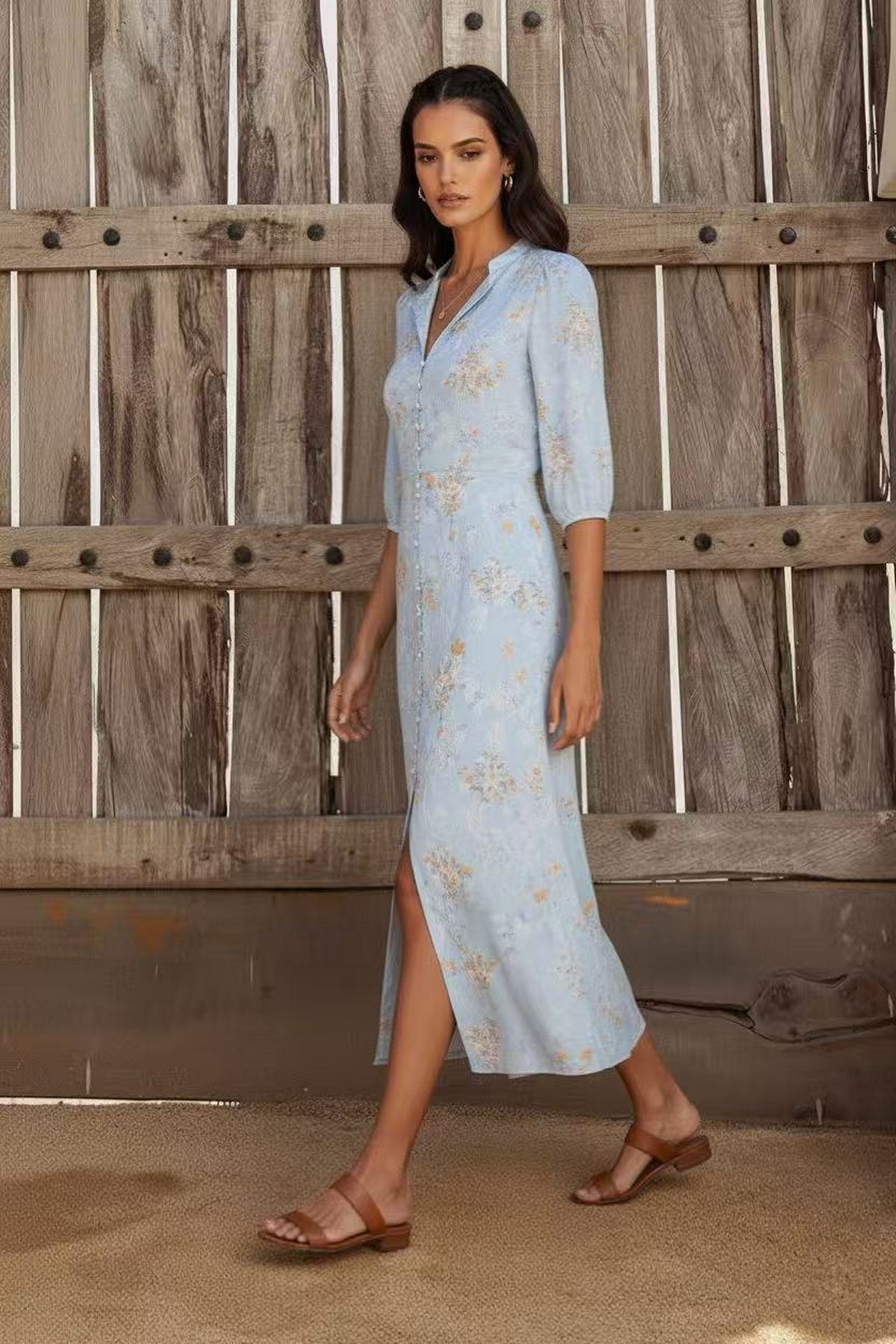 MAGNOLIA PRINTED DRESS