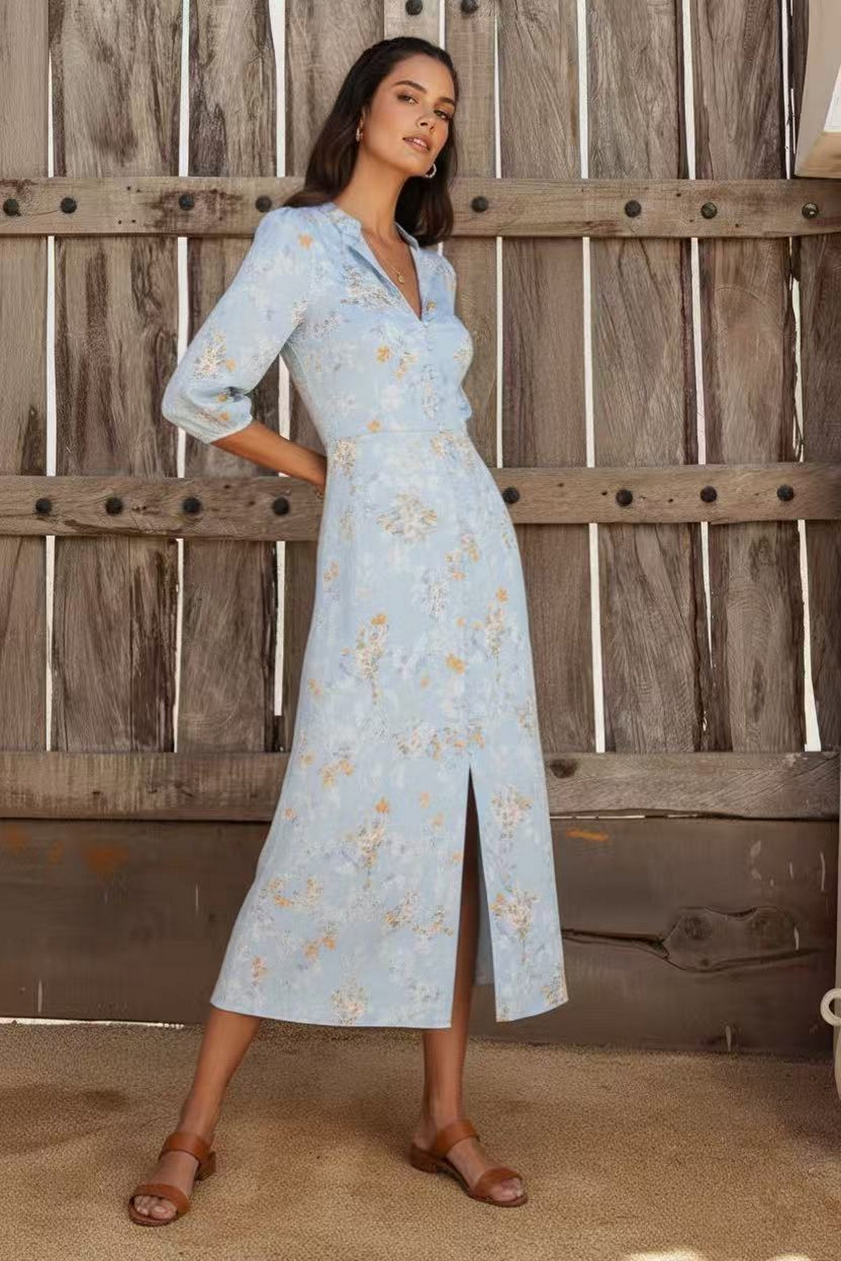 MAGNOLIA PRINTED DRESS