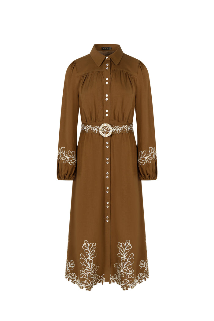 MARIBEL EMBROIDERED DRESS
