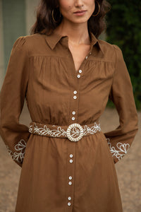 MARIBEL EMBROIDERED DRESS
