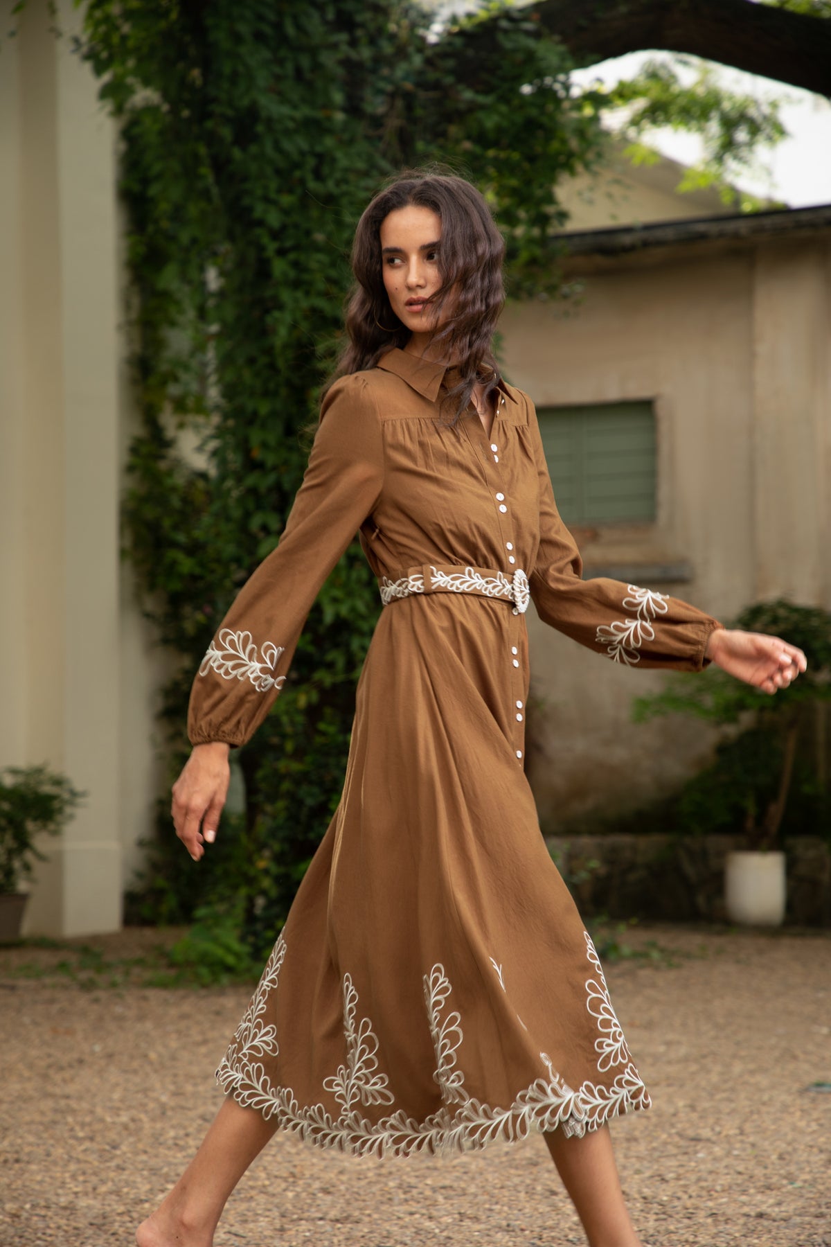 MARIBEL EMBROIDERED DRESS